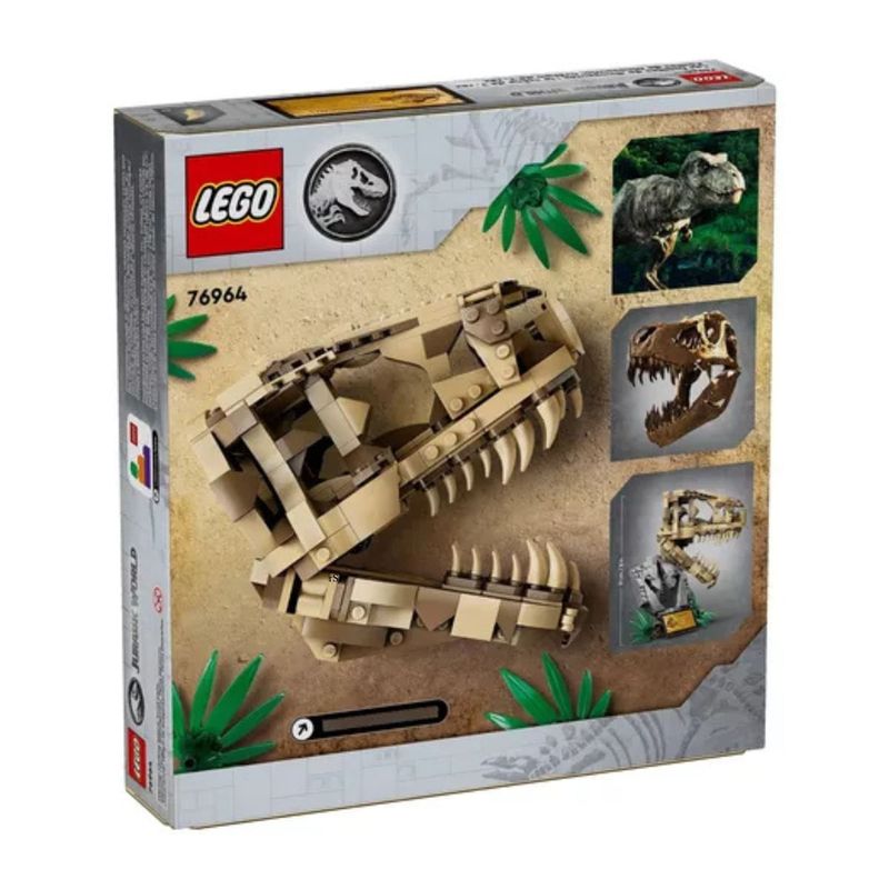 Blocos de Montar - Fosseis de Dinossauros T-Rex – Caveira LEGO DO BRASIL-1762866187949