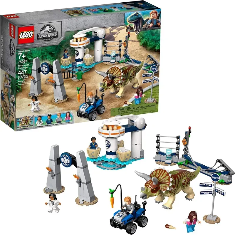 Blocos de Montar - Lego Jurassic World - Furia do Triceratops M BRINQ-1762866832920