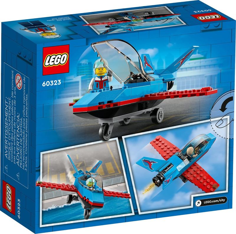 Blocos de Montar - City - Aviao de Acrobacias - 60323 LEGO DO BRASIL-1763062317564