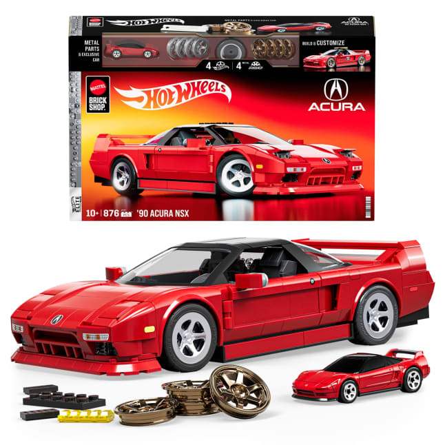 Bloco de montar HotWheels - Mega Elite Acura NSX MATTEL