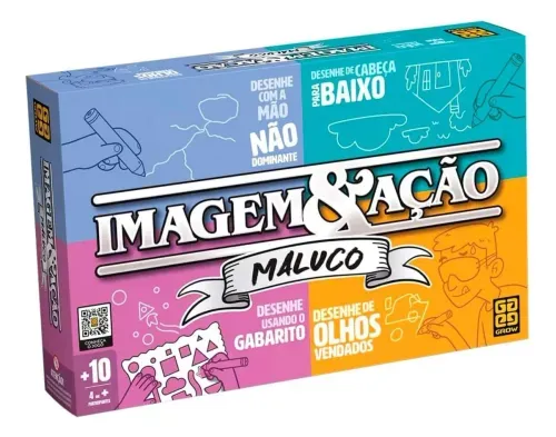 Jogo de Tabuleiro Maluco - Imagem e Acao GROW