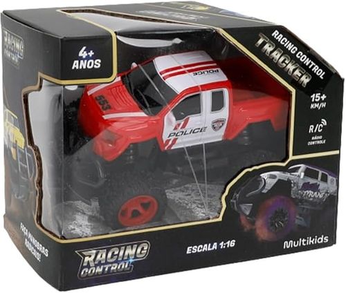 Carrinho Controle Remoto - Tracker Vermelho MULTIKIDS