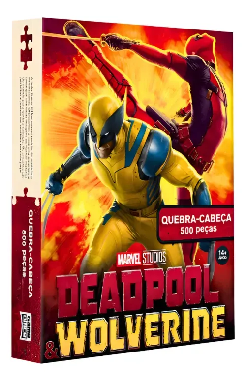 Quebra-Cabeca Deadpool e Wolverine - 500PCS