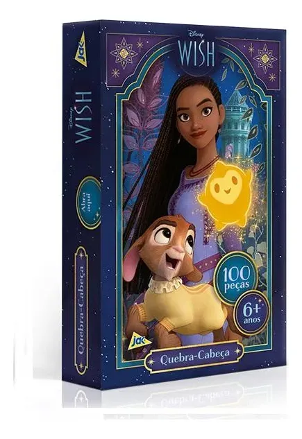 Quebra-Cabeça 100 Peças - Wish Disney
