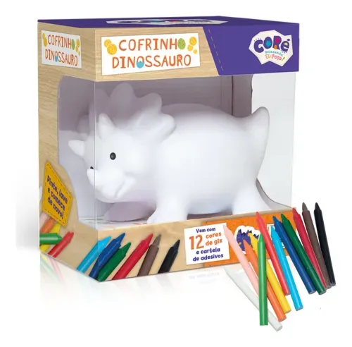 Cofrinho Dinossauro - Kit De Atividades