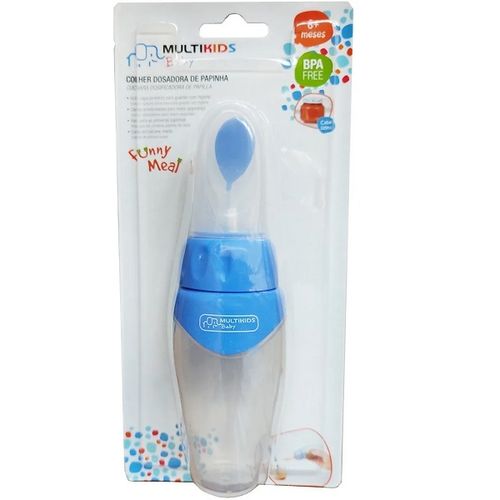 Colher Dosadora Para Papinha - Funny Meal Azul