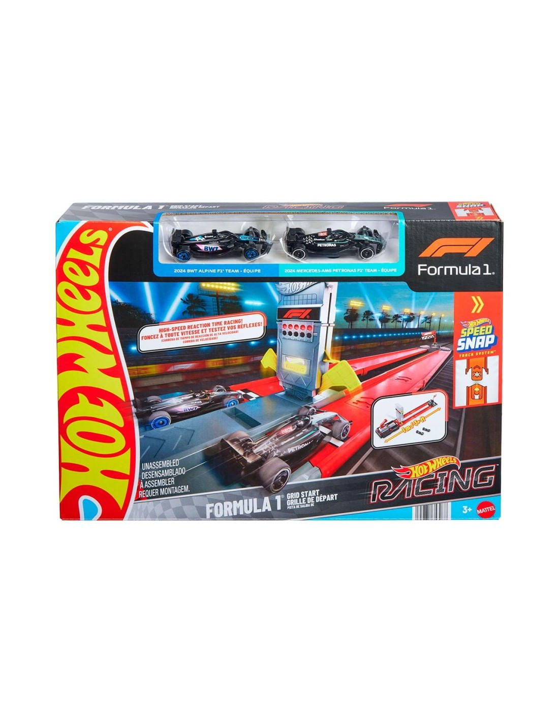 Kit Pista Hot Wheels Racing Desafio de Saidas formula 1 mattel MATTEL