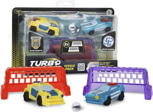 Turbo Champs Versus Pack - Nitro Knights vs Galaxy Gliders - Amarelo e Azul MULTIKIDS