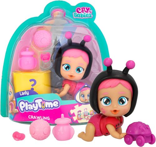 Boneca Cry Babies Playtime - Lady Crawling Engatinhando MULTIKIDS