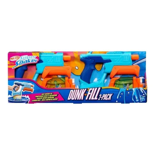 LANCA AGUA NERF SOA DUNK-FILL 2 PACK HASBRO