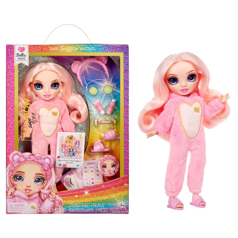 Junior High PJ Party Fashion Doll-  Bella (Pink) M SHOP COMERCIAL LTD-1772205241200