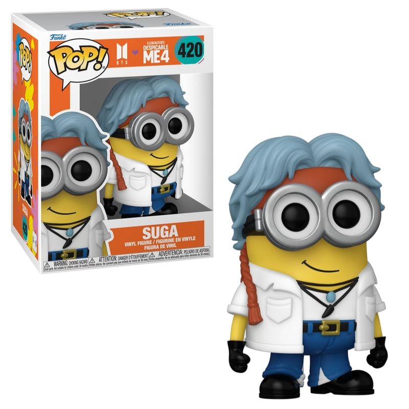 Boneco - Funko Pop Rocks BTS X Meu Malvado Favorito CANDIDE-1772218397390