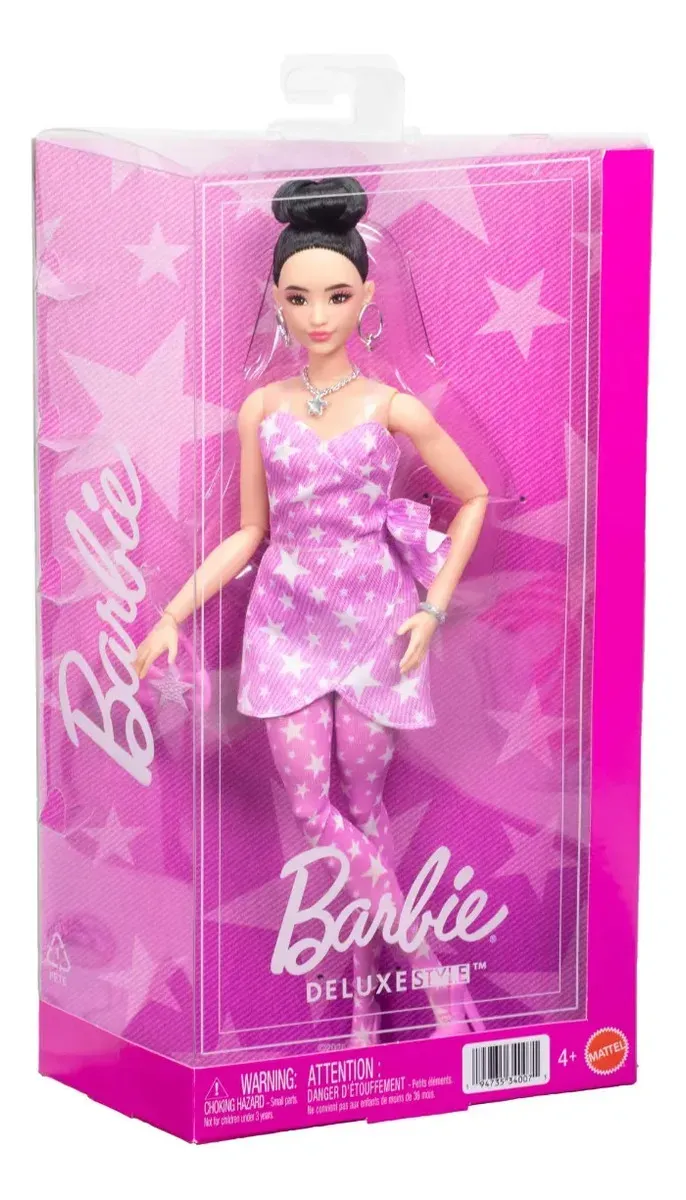 Boneca - Barbie Fashionista - Deluxe Style -  Calca Boca de Sino MATTEL