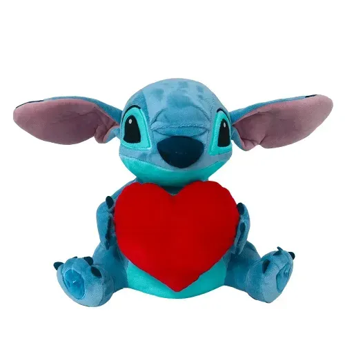 Pelucia Stitch Coracao - Com luz e sons MULTIKIDS