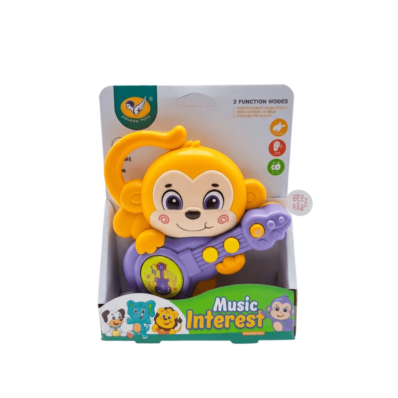 Bichinho Musical - Macaco Laranjado - Interesse Musical HONGYAO-1774453243808