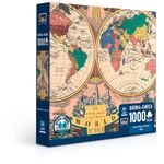 Quebra Cabeca O Novo Mapa do Mundo 1928  - 1000 pecas TOYSTER-1774538817968