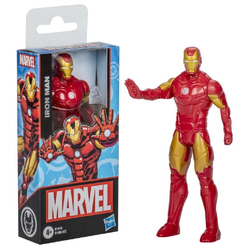 Boneco -Figura Marvel Homen de Ferro 6P HASBRO