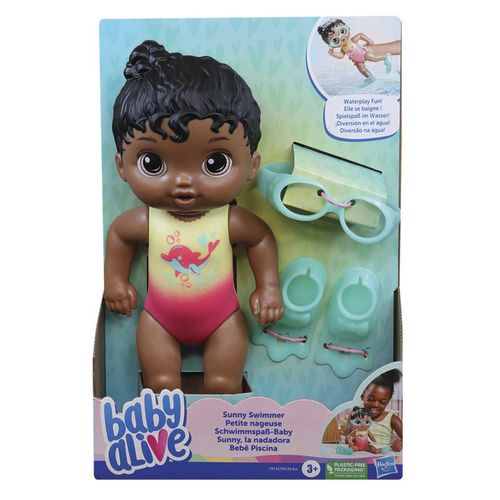 Boneca - Baby Alive Sunny Swimmer Negra HASBRO