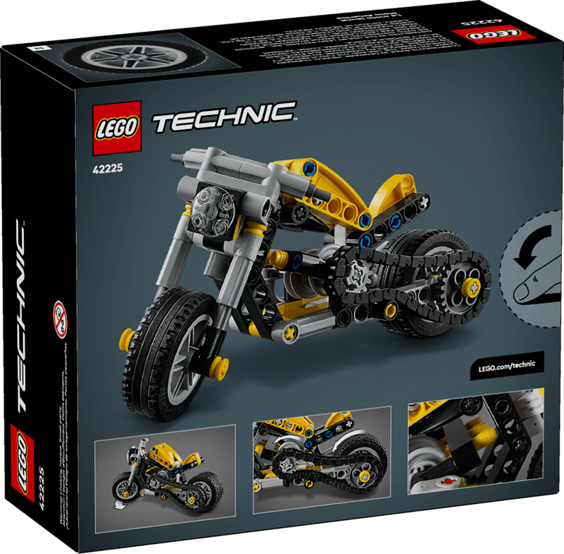 Bloco de Montar - Moto Amarela - LEGO DO BRASIL
