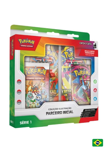 Cards - Pokemon 30 Anos - Col Ilustracao - Parceiro Inicial RUBIES