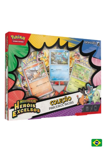 Cards - Pokemon - Box Colecao Parceiros Iniciais - Herois Excelsos COPAG DA AMAZONIA