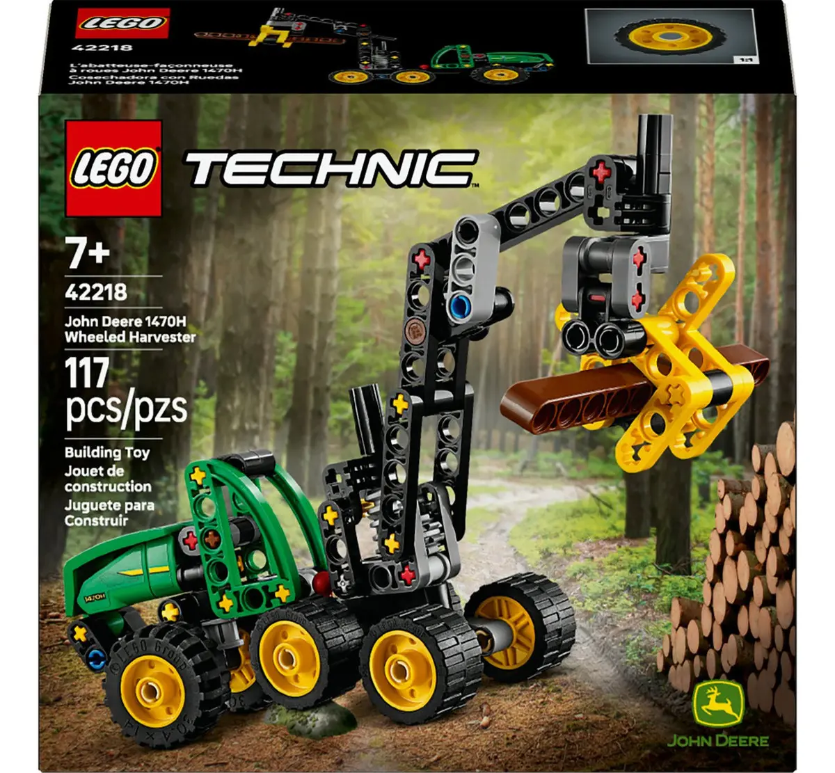 Blocos de Montar - Colheitadeira com Rodas John Deere 1470H M BRINQ