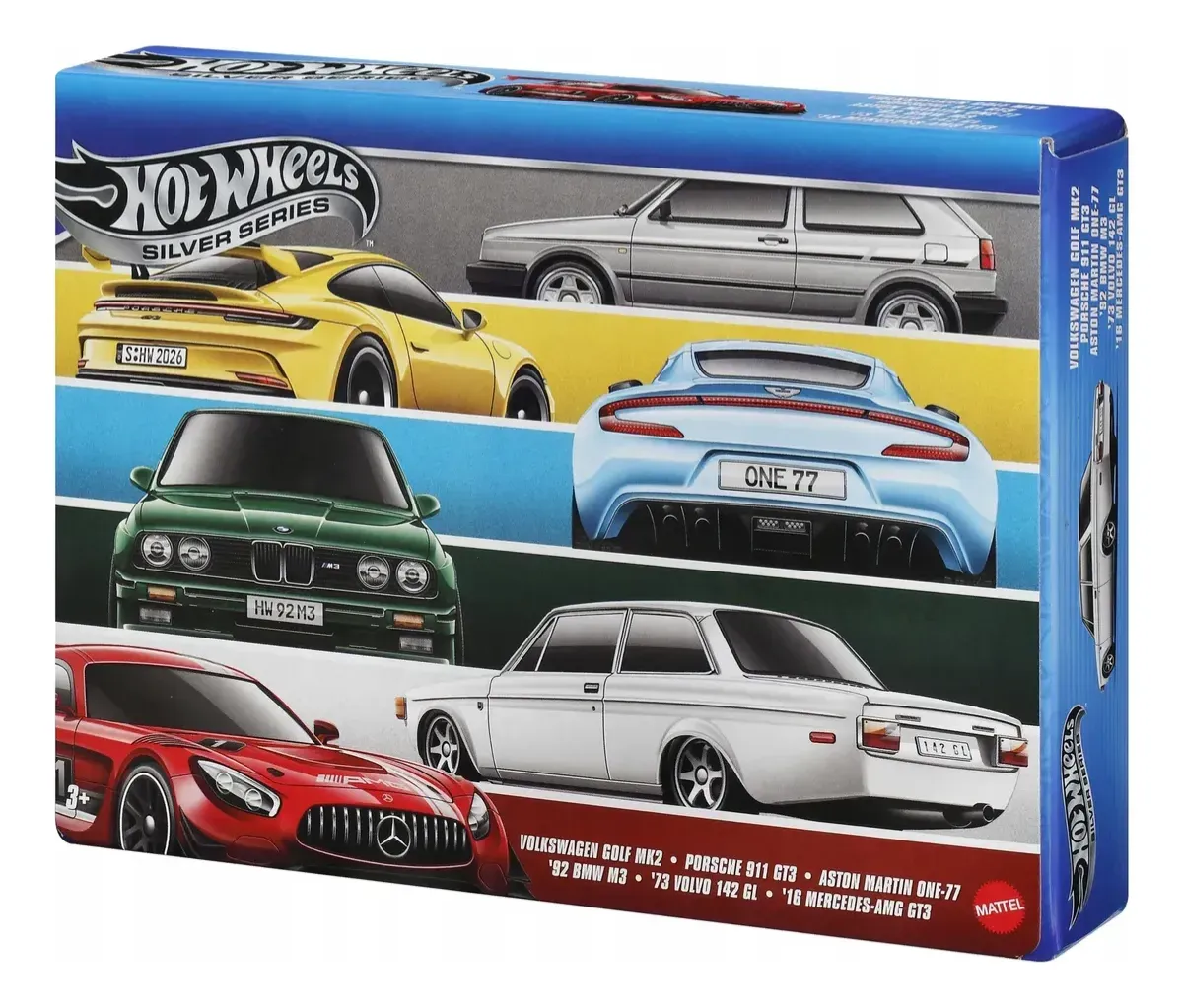 Carrinhos - HOT WHEELS - Colecionavel Silver Series Euro Style MATTEL