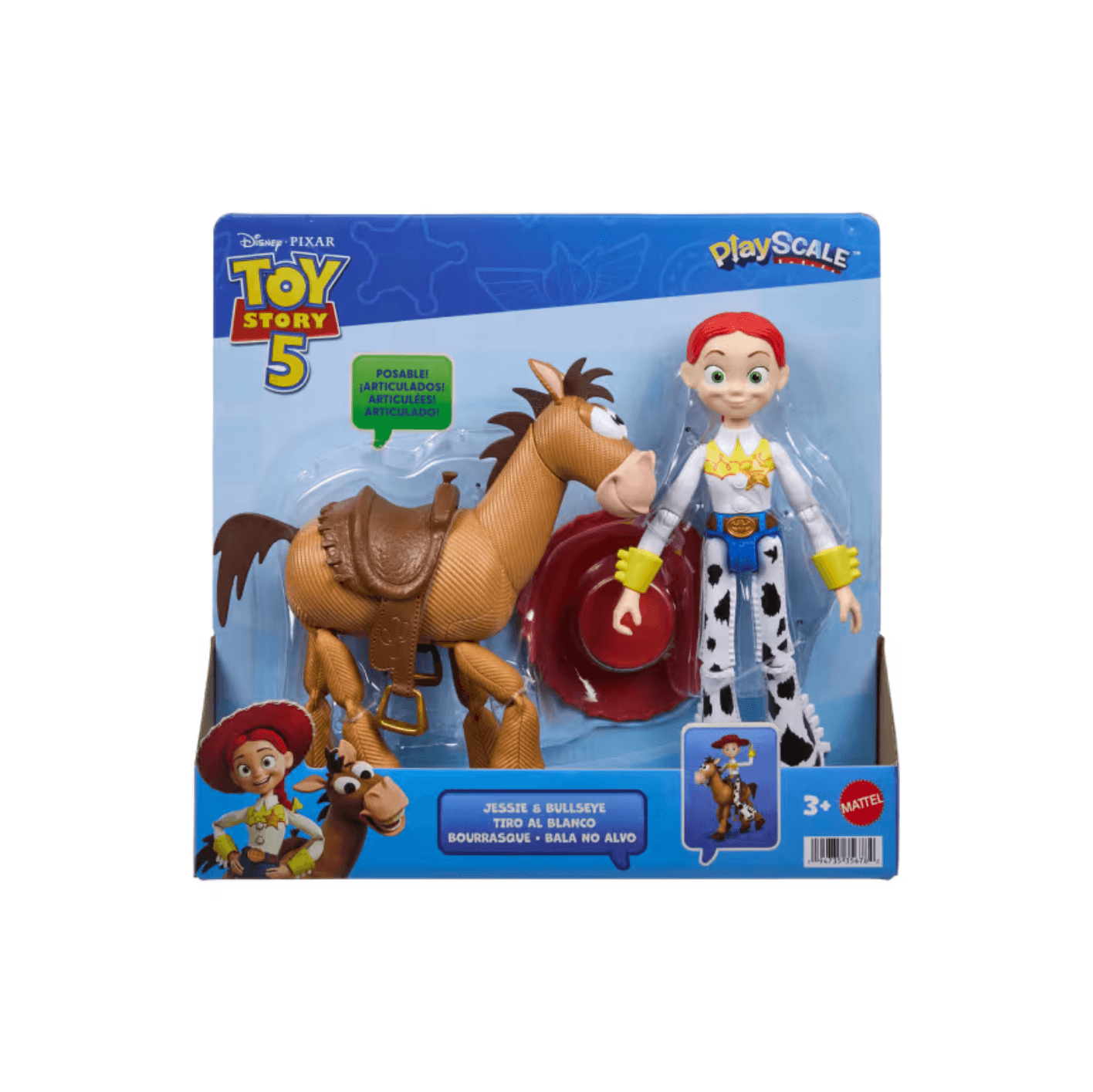 Conjuntos De Bonecos - Jessie e Bala No Alvo - Toy Story 5 Disney Pixar MATTEL