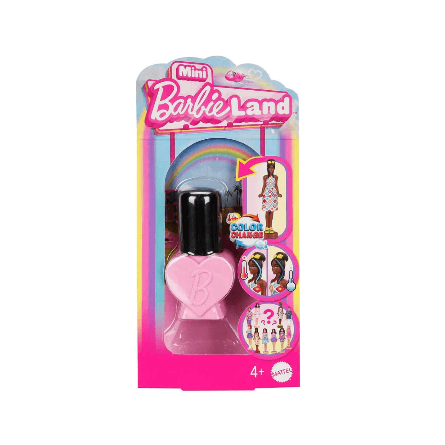 Boneca Barbie Fashionista Surpresa - Mini Barbieland Reveal Dolls - Rosa Claro MATTEL