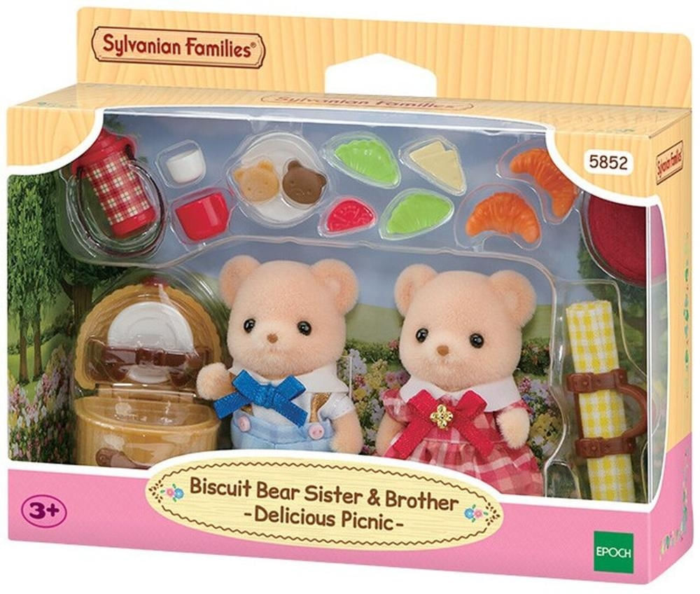 Sylvanian Families - Irma e Irmao Urso Biscoito - EPOCH MAGIA