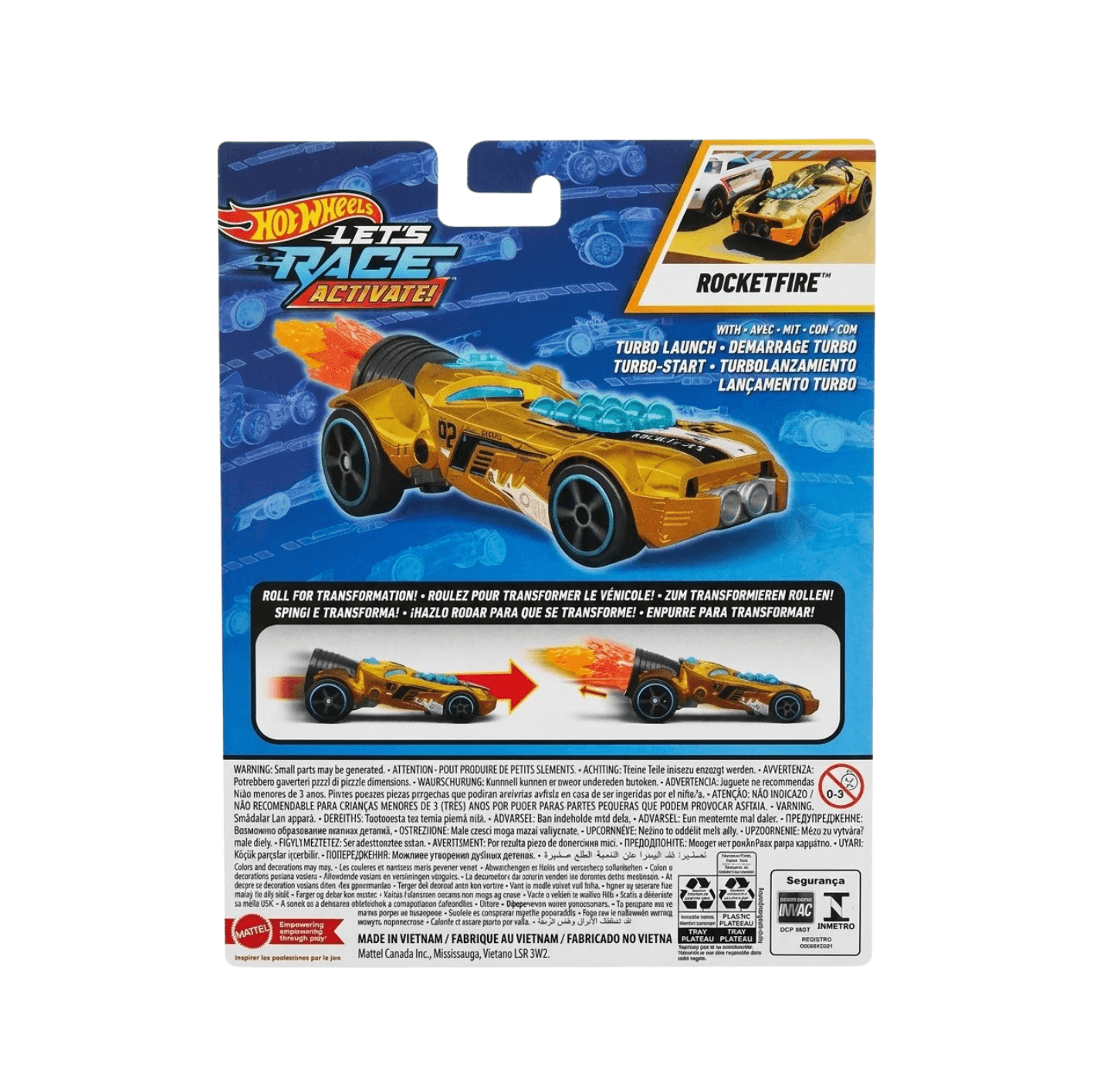 Carrinho - Hot Wheels - Rocketfire - MATTEL