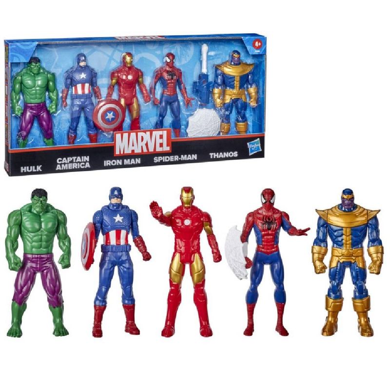 Bonecos - Figuras Marvel - 5 Personagens15cm - HASBRO