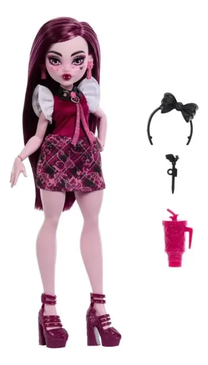 Boneca - Monster High - Look Monstruoso - Draculaura - MATTEL-1785239380900