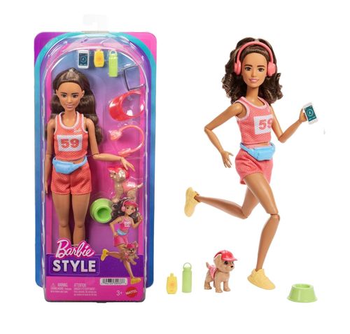 Barbie Style - Corredora Com Cachorro MATTEL